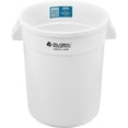 thumbnail image 3 of Global Industrial Plastic Trash Can - 20 Gallon White, 3 of 7