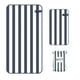 thumbnail image 1 of Toalla De Baño De Microfibra De Poliéster Superabsorbente Con Diseño A Rayas Para Uso En El Baño Y La Playa, 1 of 4