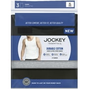 Jockey Essentials Mens 3 Pack Tank