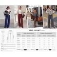 thumbnail image 6 of PRETTYGARDEN Women's High Waisted Corduroy Pants Casual Textured Ribbed,Button Zip Closure,Front Pockets,Wide Leg Trousers,Y5k Vintage Palazzo Slacks,Everyday Wear for Work Travel, 6 of 8