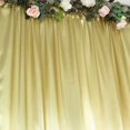 thumbnail image 2 of Efavormart 8ftx10ft Champagne Satin Curtain Panel Backdrop Drapes, Photo Booth Backdrop With Rod Pocket, 2 of 11