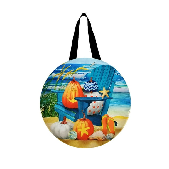 Briarwood Lane Fall At The Beach Door Hanger