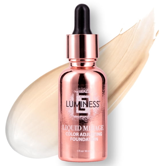 Base de maquillaje líquida LUMINESS Liquid Mirage que cambia de color para piel madura