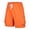 Orange, variant on Men's Quick Dry Pul on Cargo Shorts Lightweight Relaxed Fit Outdoor Workwear Athletic Shorts with Muti Pocket Elastic Waist Drawstring Big and Tall Size S-4XL Orange