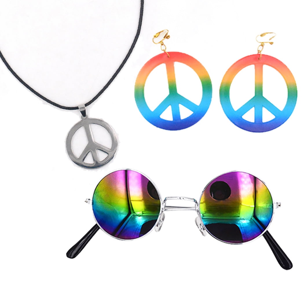 Hippie Costume Accessories Colorful Retro 60s Costume Accessories