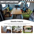 thumbnail image 3 of Uorisanigo 2 PCS RV Cushion Covers Stretchable Fabric Hibiscus Polynesian Tattoo Camper Dinette Cushion Covers Full Coverage for RV Camper Car Bench 1 Backrest Cover & 1 Bench Cover, 3 of 7