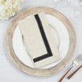 thumbnail image 4 of Saro Lifestyle Grosgrain Accent Napkin (Set of 4), 4 of 4