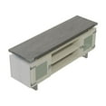 thumbnail image 5 of Mirella Low Wall Cabinet Glass Doors in Stone Gray, 5 of 6