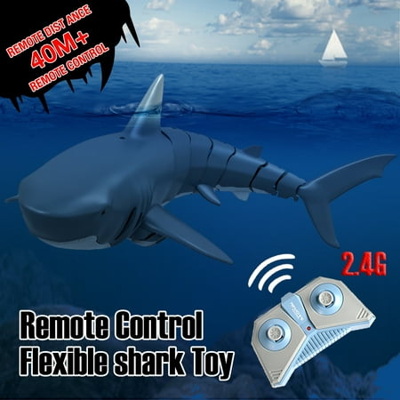 2.4G Simulation Remote Control Shark Boat Toy for Swimming ...