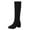 Black, variant on Fashionable Women's -High Boots Over The Knee Warm Zipper Long Boots for Casual Style and Everyday Comfort