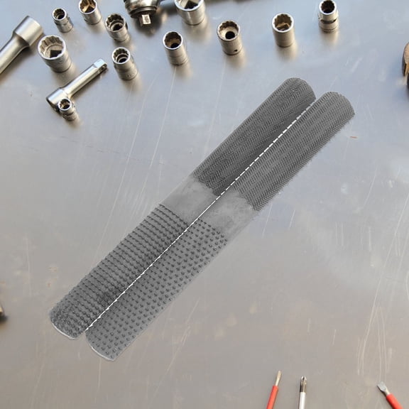 LABSERRON 2 Sets Woodworking Tool Carbon Steel File Light Grey Ergonomic Design for Craft Projects