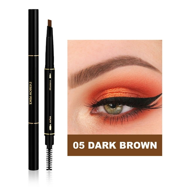 WIFKLSIIPG Crayon à Sourcils Automatique en Forme de Triangle avec Design Double Face Non Bavure