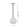 Lab Scale Flask BESTYASH 4Pcs Calibrated Plastic Volumetric Flask with Stopper Ideal ...