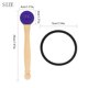 thumbnail image 5 of Palos De Golpe De Tazón De Música Buddha Sound Bowl Knock Stick Agarre cómodo Crystal Bowl Stick (Púrpura), 5 of 8