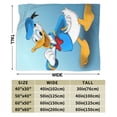 thumbnail image 4 of Manta de dibujos animados del pato Donald, manta de forro polar ultra suave y acogedora de lujo para sofá cama, mantas de franela cálidas para todas las estaciones, ropa de cama para niños,, 4 of 7