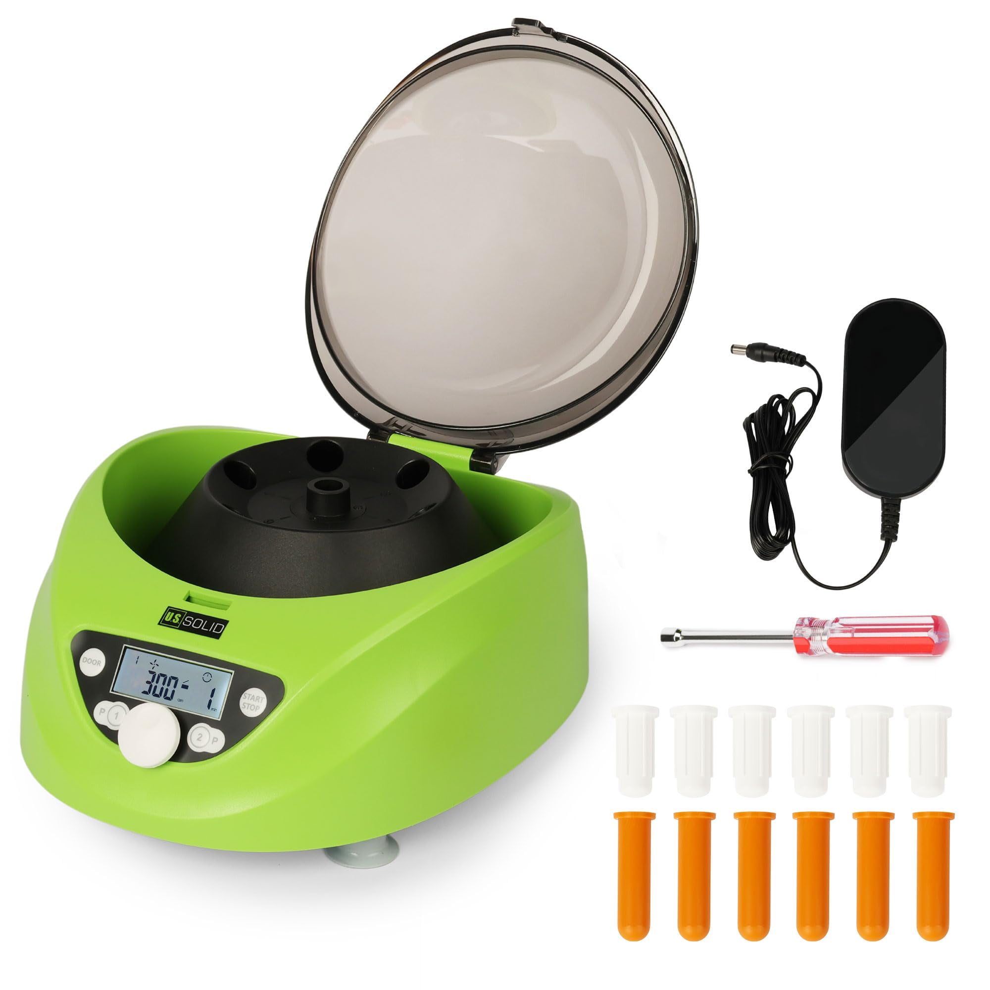 U.S. Solid Benchtop Centrifuge 6 x 1.5-5mL/7mL/10mL/15mL Lab Centrifuge Machine