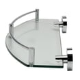 thumbnail image 1 of ALFI Brand AB9547 Wall Mounted Glass Shower Shelf Bathroom Accessory, Polished Chrome, 1 of 1