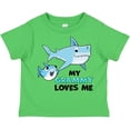 thumbnail image 3 of Inktastic My Grammy Loves Me with Cute Sharks Boys or Girls Toddler T-Shirt, 3 of 5