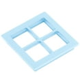 thumbnail image 4 of Miniature Window, Vivid Birch 4 Panes Dollhouse Window Compact Size  For Decor For Craft Blue, 4 of 8