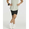 thumbnail image 3 of Real Essentials 5 Pack: Girls Cotton Spandex Biker Short Cartwheel Dance Shorts Athletic Under Dress Gymnastics (Ages 4-18), 3 of 6