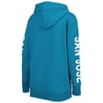 thumbnail image 3 of Women's G-III 4Her by Carl Banks Teal San Jose Sharks Extra Inning Pullover Hoodie, 3 of 4