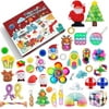 Fidget Advent Calendar 2021 Christmas Countdown Calendar 24 Days Figetsss Toys Sets Cheap Fidget Toy for Kids Gift