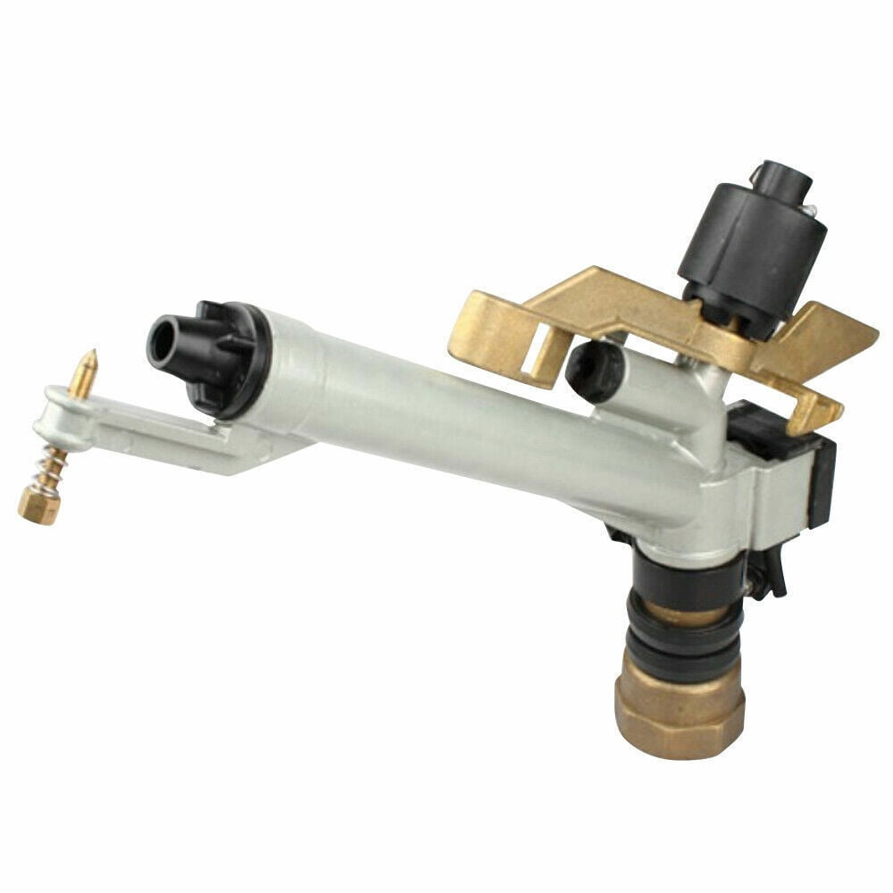 1.5" 360 Rotating Impact Garden Sprinkler Large Area Water Irrigation Spray Tool Adjustable