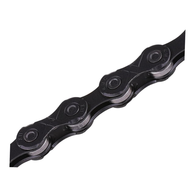 Cadena para Bicicleta Kmc 11 pasos 1/2x11/128 118L negra Plateado Acero