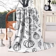 thumbnail image 2 of Fall Pumpkin Blanket,Comfortable Soft Flannel Throw Blanket,All Season,Warm Lightweight Blankets for Sofa Bed Couch Living Room Chair,60"x80", 2 of 4