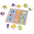 thumbnail image 2 of Rompecabezas Primer Juego ABC-123 Melissa & Doug con 9 piezas Gruesas Madera Infantil Melissa & Doug MD-05434, 2 of 2
