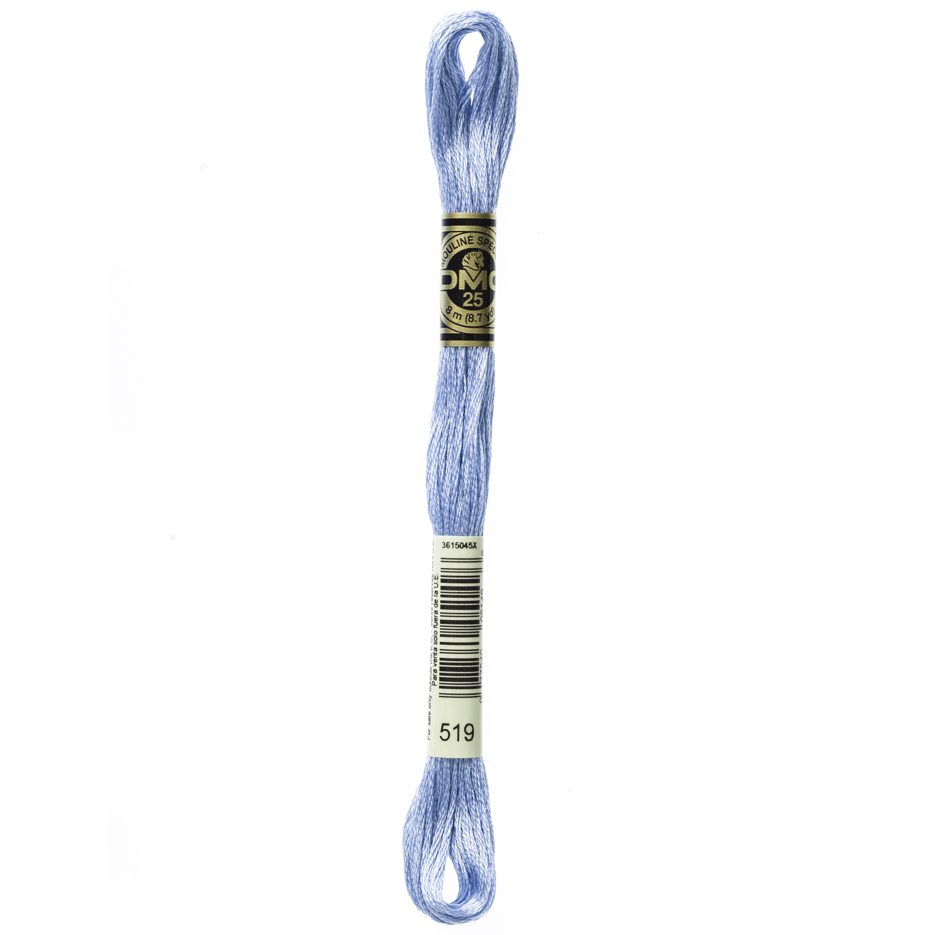 (10 pack) DMC Mouline 117-519 Six-Strand Embroidery Thread, Sky Blue, 8.7-Yards