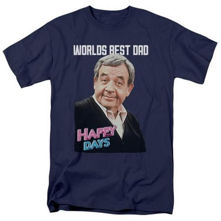 Happy Days 1970's TV Family Sitcom World's Best Dad Adult T-Shirt