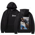 thumbnail image 2 of QIUPING Sweat à Capuche Vintage Imprimé Album de Musique Motif Rappeur Drake Pull Poignée Y2k Décontracté Manches Longues, 2 of 3