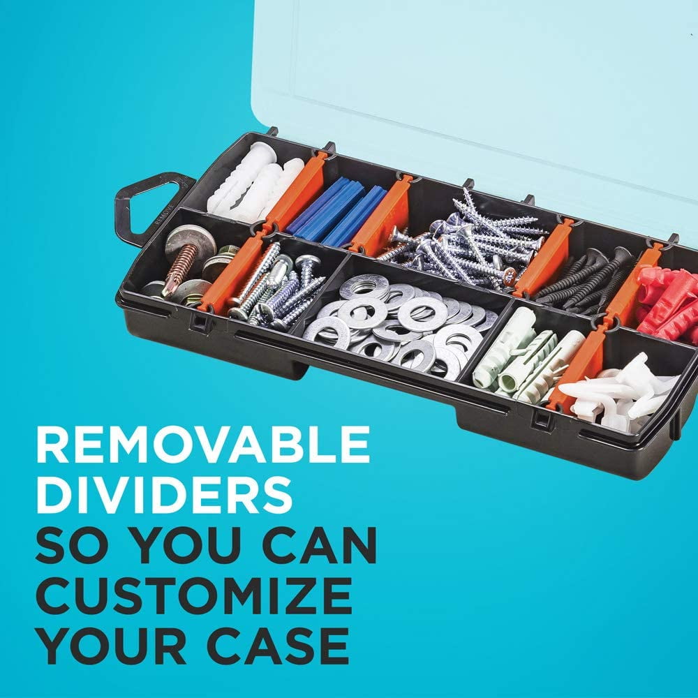 10-Compartment 16 in. Toolbox and Organizer