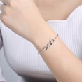thumbnail image 4 of Devuggo Infinity Endless Love Heart Adjustable Bracelet, Sterling Silver Jewelry Gifts for Women Girl, 4 of 11