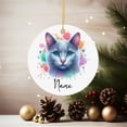 thumbnail image 3 of Cat Lover Gift, Russian Blue Christmas 2025 Ornament for Animal Lover Cat Lover Name Russian Blue Lover Ornament, Custom Russian Blue Watercolor Ornament, Personalized Pet Xmas Ornaments BKwBF9, 3 of 6