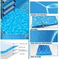 thumbnail image 4 of 36" X36" Swimming Pool Ladder Mat Non-Slip PVC Non-Slip Protective Step Pad for Above Ground Pools Heavy Duty Pool Liner Protection Safety Texture for Steps Stairs, 4 of 7