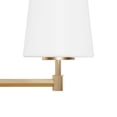 thumbnail image 3 of Hunter - Nolita 3-light Alturas Gold, Medium Size Vanity Light, Dimmable, Modern Style, for Bedrooms, Dining, Living Rooms - 19882, 3 of 6