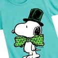 thumbnail image 3 of Peanuts - St Paddy's Bowtie - Toddler and Youth Girls Short Sleeve Graphic T-Shirt, 3 of 6