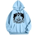 thumbnail image 3 of LUOGENLI Chandails à Capuche pour Hommes Graphiques Course Chandail à Capuche Graphique d'Halloween pour Hommes Chandail Molletonné à Enfiler Décontracté Chaud Doublé Veste à Capuche pour Automne Hiver Confort Chandails à Capuche pour Hommes à Fermeture Éclair Chaud Bleu Ciel Taille TTG, 3 of 4
