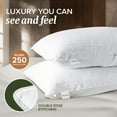 thumbnail image 3 of Protector de almohada Beckham Hotel Collection, tamaño king, paquete de 2, 3 of 9