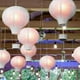 thumbnail image 4 of 6 faroles de papel con forma de globo aerostático, color blanco, para cumpleaños, bodas y decoración de fiestas (30 cm), 4 of 5