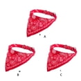 thumbnail image 3 of Xingzhi Foulard Rouge pour Animaux de Compagnie avec Plusieurs Tailles Disponibles pour Chiens de Toutes Races Boucles Réglables Bandanas Rouges S 1Ensemble, 3 of 6