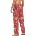 thumbnail image 6 of Top-kevin Cartoon Gingerbread Mens Pajama Pants with Drawstring Pockets Lounge Pants Casual Pajama Bottoms Men Sleep PJ Pants, 6 of 7