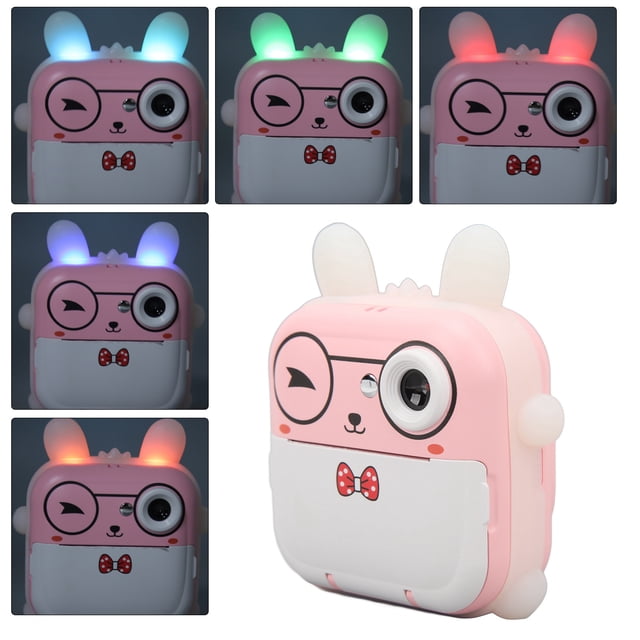 Cámara Linda De Dibujos Animados Para Niños Con Impresión Instantánea 24MP Multi Zoom Digital Mini Para Niños
