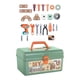 thumbnail image 1 of Caja de herramientas de juego para niños Caja de herramientas Construcción Education Diy Distorador Distorador Taladro de juguetes y kit de tornillo Estilo a, 1 of 9