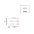 thumbnail image 4 of Depot E-Shop Depew Bathroom Vanity, 2 Drawers, Black Wengue, 4 of 8