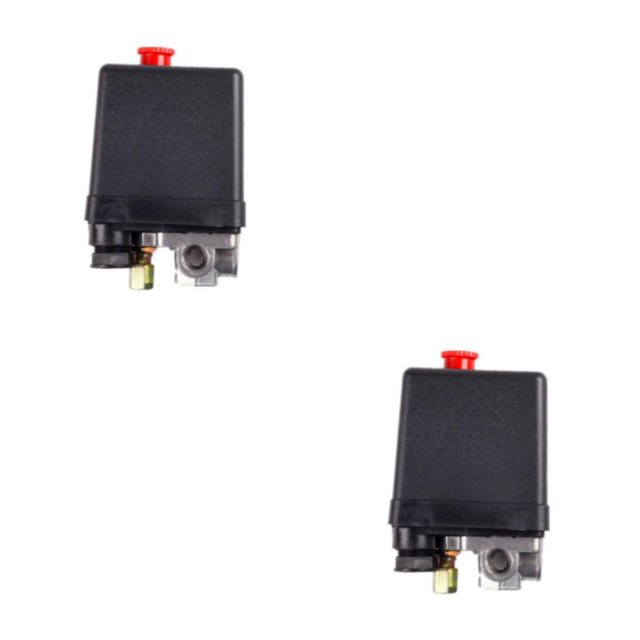 Kenally Interruptor de presión Pieza reemplazada Válvula de control Accesorios automáticos para vehículos Plásticos Metal Tamaño compacto 2Conjunto