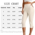 thumbnail image 3 of Inglocry High Waisted Leggings for Women - Tummy Control Yoga Pants for Workout Running Athletic Women's Leggings Plus Size Pink 2XL, 3 of 7