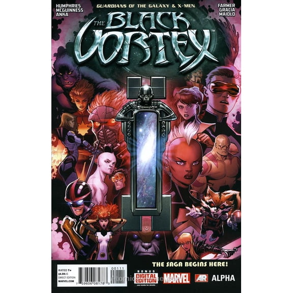 Guardians of the Galaxy And X-Men: The Black Vortex Alpha #1 VF ; Marvel Comic Book